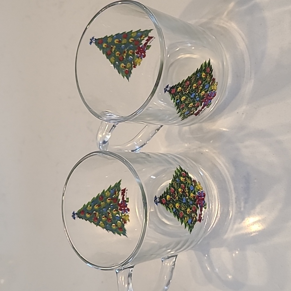 Luminarc Christmas Coffee Mugs